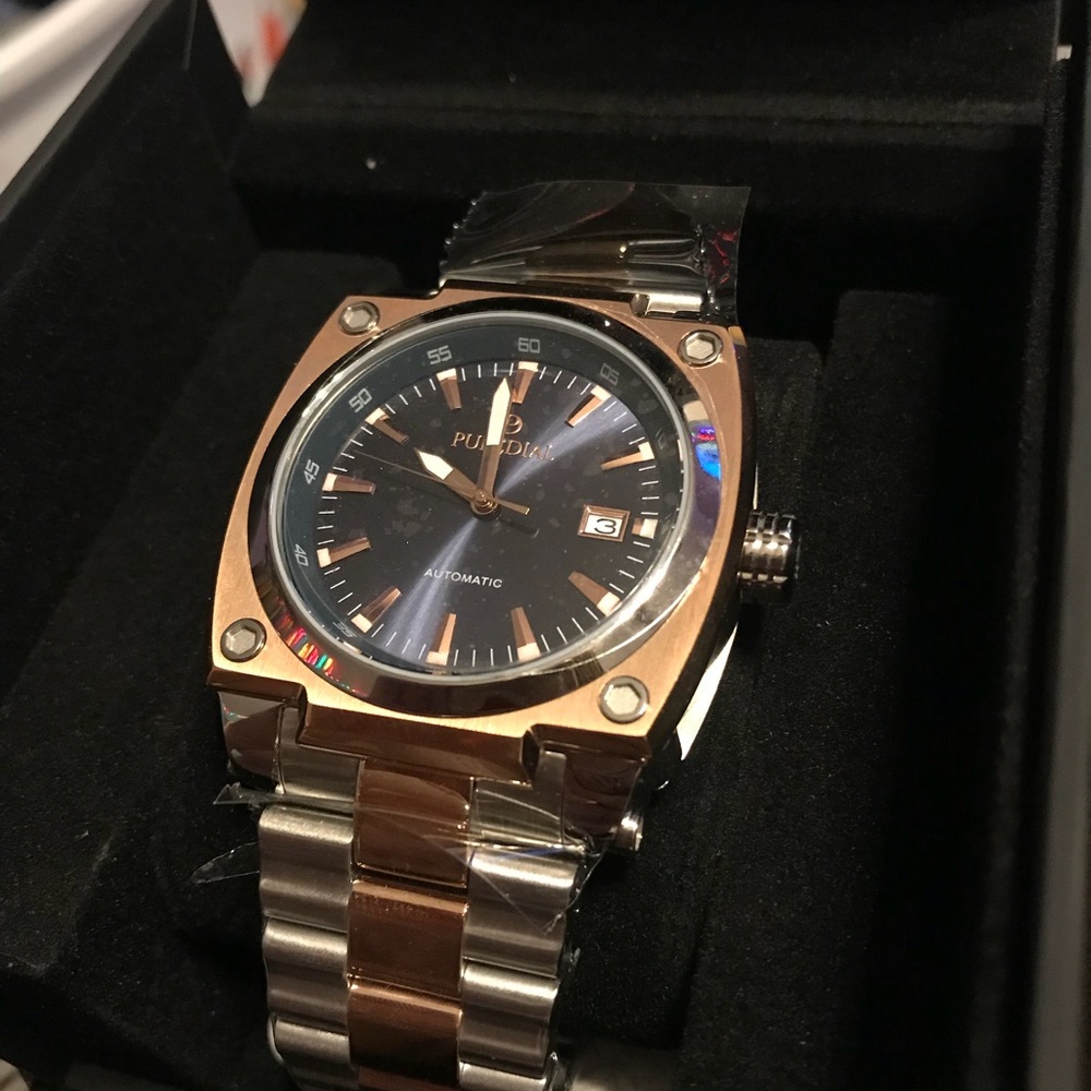 Puredial Powersphere watch - rose gold/silver